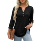 🌸2026 Summer Hot Sale 60% OFF👕Women’s Casual Printed V-Neck Top 3/4 Sleeve Shirts