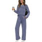 🔥LAST DAY SALE 70% OFF👍✨Women's 2026 UK Casual Crew Neck Top & Drawstring Pants Set