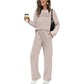 🔥LAST DAY SALE 70% OFF👍✨Women's 2026 UK Casual Crew Neck Top & Drawstring Pants Set