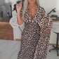 👗New arrival 40% OFF!🥰Women's V-Neck Leopard Print Dress
