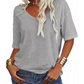 🌸LAST DAY SPECIAL PRICE: ￡9.99!!🌸Women's Casual V-Neck Short Sleeve T-Shirt