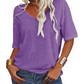 🌸LAST DAY SPECIAL PRICE: ￡9.99!!🌸Women's Casual V-Neck Short Sleeve T-Shirt