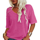 🌸LAST DAY SPECIAL PRICE: ￡9.99!!🌸Women's Casual V-Neck Short Sleeve T-Shirt