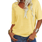 🌸LAST DAY SPECIAL PRICE: ￡9.99!!🌸Women's Casual V-Neck Short Sleeve T-Shirt