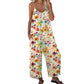 📢Summer Hot Sale - ONLY ￡14.99!! ⏰Women's Floral Print Wide Leg Jumpsuit