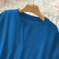 💥Last Day Special Sale 50% OFF💝✨Fashion Loose Solid Color Short Sleeve Blouse