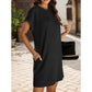 Summer Cool Deal: 49% OFF!!🎀Women's Relaxed Roll Sleeve Pocket Dress