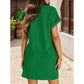 Summer Cool Deal: 49% OFF!!🎀Women's Relaxed Roll Sleeve Pocket Dress