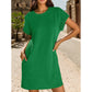 Summer Cool Deal: 49% OFF!!🎀Women's Relaxed Roll Sleeve Pocket Dress
