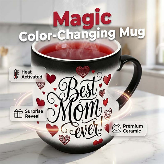 2026 🔥Hot Sale 🔥Heat-Activated "Best Mom Ever" Color-Changing Mug