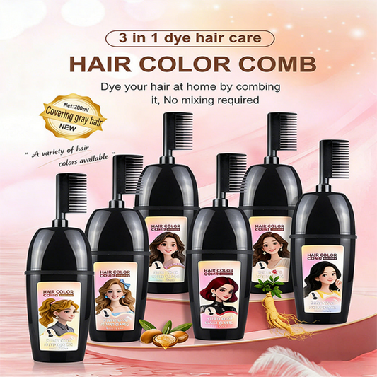 🔥Last Day Sale 50% OFF!🎉3-in-1 Hair Dye Comb