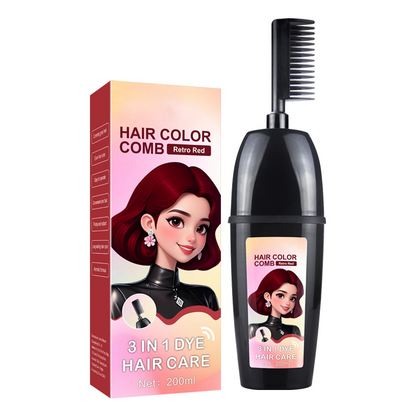 🔥Last Day Sale 50% OFF!🎉3-in-1 Hair Dye Comb