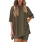 💞Summer cool-down deal: just £16.99!💞Casual loose two-piece set