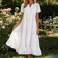 ⏰Summer Hot Sale 70% OFF💃Women's Elegant Cutout V-Neck Maxi Dress