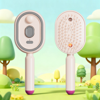 ⏰Last 3 hours Sale💇‍♀️Electric Spray & Massage Hair Brush