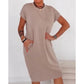 🎉2026 Hot Sale 49% OFF💃🌿Women's Casual Short Sleeve T-Shirt Dress