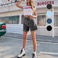 👖 50% OFF NOW!🌞Women's Classy Mid-Rise Tassel Hem Baggy Denim Short– Breathable, Versatile & a Perfect Summer Wardrobe Essential 👚✨