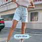 👖 50% OFF NOW!🌞Women's Classy Mid-Rise Tassel Hem Baggy Denim Short– Breathable, Versatile & a Perfect Summer Wardrobe Essential 👚✨