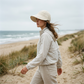 🌞LAST DAY SALE: ONLY ￡6.99!!🎁✨Women’s UPF 50+ Elegant Foldable Sun Hat – Wide-Brim Cotton Bucket Hat with Neck Flap & Adjustable Strap 🌞🇬🇧 | Packable, Breathable & Beach-Ready