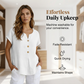 🎁2026 New Arrivals 50% OFF💥Women's V-Neck Button Casual T-Shirt