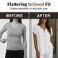 🎁2026 New Arrivals 50% OFF💥Women's V-Neck Button Casual T-Shirt