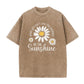 🏆 Last Day Special Price £13.99 ! 🔥Unisex Vintage Washed Daisy Print Loose Fit T-Shirt