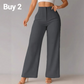 🌿LAST DAY SALE: ONLY ￡19.99!!🌼 Ladies' Solid Wide Leg Trousers — Loose Fit | Side Pockets | Versatile Neutral Colours