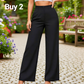 🌿LAST DAY SALE: ONLY ￡19.99!!🌼 Ladies' Solid Wide Leg Trousers — Loose Fit | Side Pockets | Versatile Neutral Colours