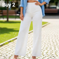 🌿LAST DAY SALE: ONLY ￡19.99!!🌼 Ladies' Solid Wide Leg Trousers — Loose Fit | Side Pockets | Versatile Neutral Colours