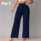 🌿LAST DAY SALE: ONLY ￡19.99!!🌼 Ladies' Solid Wide Leg Trousers — Loose Fit | Side Pockets | Versatile Neutral Colours