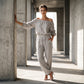 👗Last Day Promotion 50% OFF🌸Women's Off Shoulder Jumpsuit – Effortless Chic With A Flattering Fit ✨