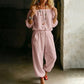 👗Last Day Promotion 50% OFF🌸Women's Off Shoulder Jumpsuit – Effortless Chic With A Flattering Fit ✨