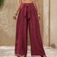 ⏳LAST DAY SALE ONLY￡11.99!!🌸Women's High-Waisted Tie-Front Wide-Leg Pants