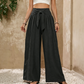 ⏳LAST DAY SALE ONLY￡11.99!!🌸Women's High-Waisted Tie-Front Wide-Leg Pants