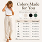 ⏳LAST DAY SALE ONLY￡11.99!!🌿Women's Cotton Linen Straight Leg Pants