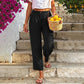 ⏳LAST DAY SALE ONLY￡11.99!!🌿Women's Cotton Linen Straight Leg Pants