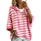 ✨🛍️Fresh Drop - Casual Hooded Pullover with Stripes – Easy Style for Coffee Runs or Relaxed Days