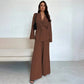 🎁2026 New Arrivals 50% OFF💥Women’s Elegant V-Neck Top & Wide-Leg Pants 2-Piece Set💗✨