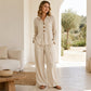 🔥LAST DAY SALE 70% OFF👍✨Women's Casual Long-Sleeve Top & Pants 2-Piece Set