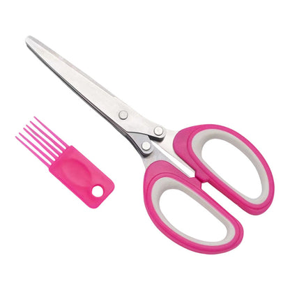 🔥HOT SALE 50%OFF🔥5-Blade Kitchen Herb Scissors