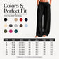 💖LAST DAY SALE 65% OFF💖🎁Women's Elastic Waist Wide-Leg Pants