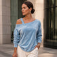 🎁2026 New Arrivals 50% OFF💥Women's Off Shoulder Loose Pullover Top
