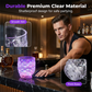 🎁🍻Xmas Hot Sale 70% OFF✨Multicolor Liquid Activated LED Light Up Glowing Wine Glasses Cups🍻👍For Bar Party Decor, Christmas Gift & Thanksgiving Tableware
