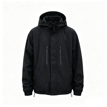 ⏳LAST DAY SALE 60% OFF🧥💖Men's Windproof Hooded Cargo Jacket Waterproof Outdoor Streetwear Coat