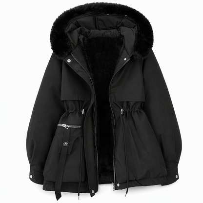 Women's Winter Faux Fur Padded Parka