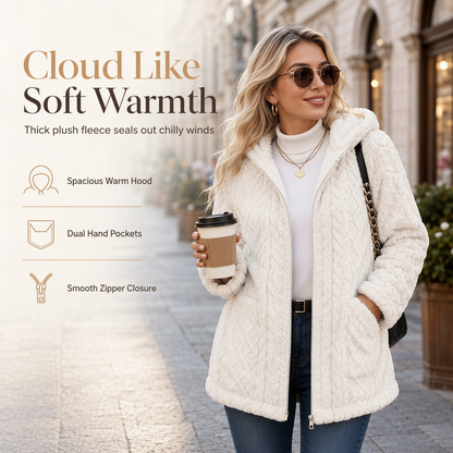 ⏳👔Last Day | 50% OFF😍Women's Casual Plush Solid Color Cardigan