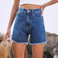👖 50% OFF NOW!🌞Women's Classy Mid-Rise Tassel Hem Baggy Denim Short– Breathable, Versatile & a Perfect Summer Wardrobe Essential 👚✨